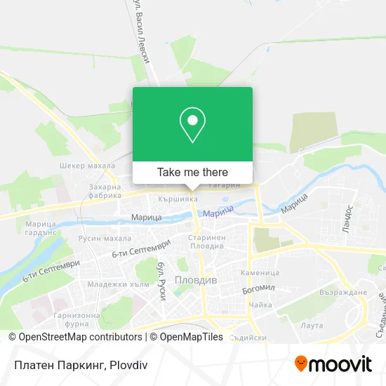 Карта Платен Паркинг