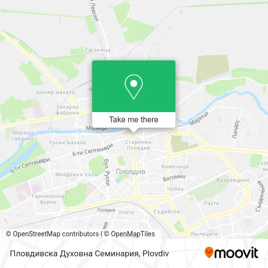 Карта Пловдивска Духовна Семинария