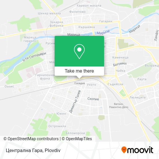 Централна Гара map