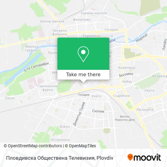 Карта Пловдивска Обществена Телевизия