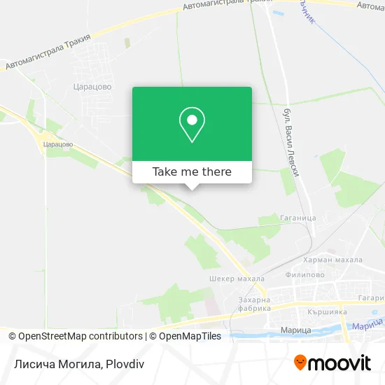 Лисича Могила map