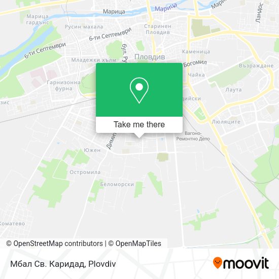 Мбал Св. Каридад map
