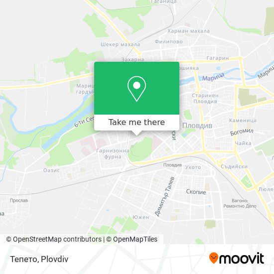 Тепето map