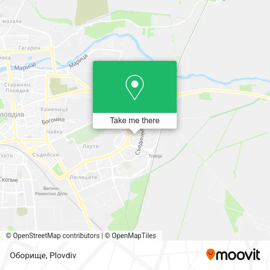 Карта Оборище