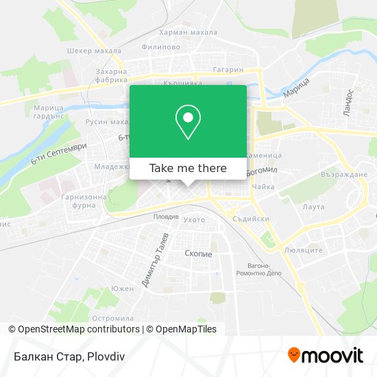 Балкан Стар map