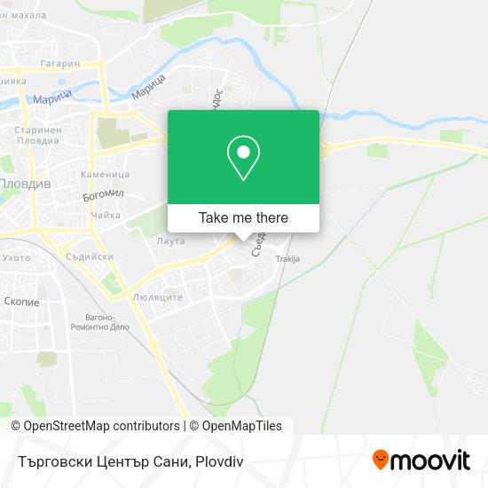 Търговски Център Сани map