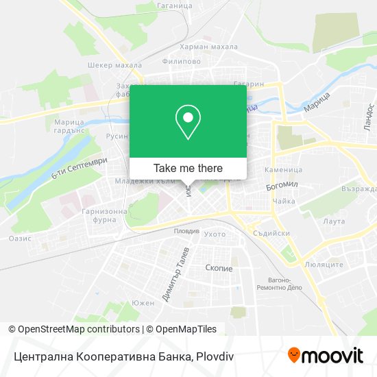 Централна Кооперативна Банка map