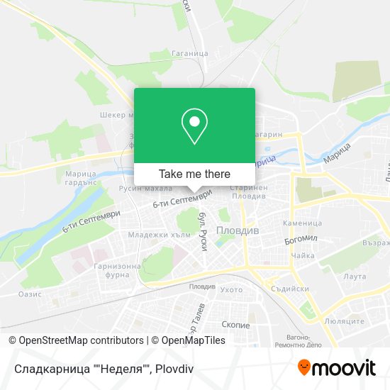 Сладкарница ""Неделя"" map