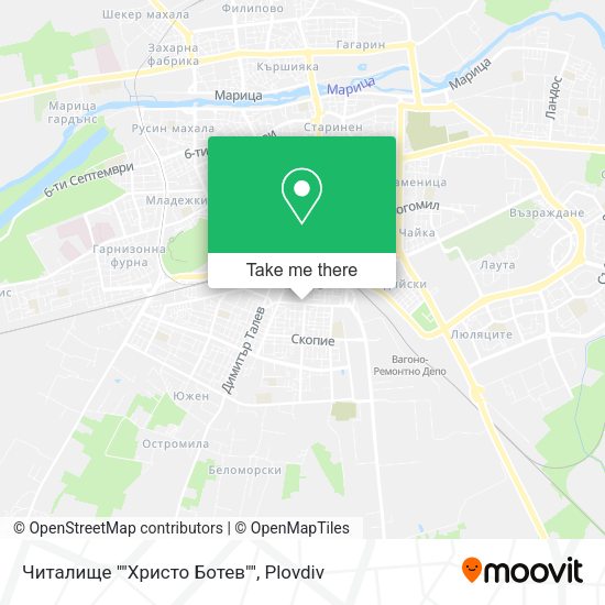Читалище ""Христо Ботев"" map