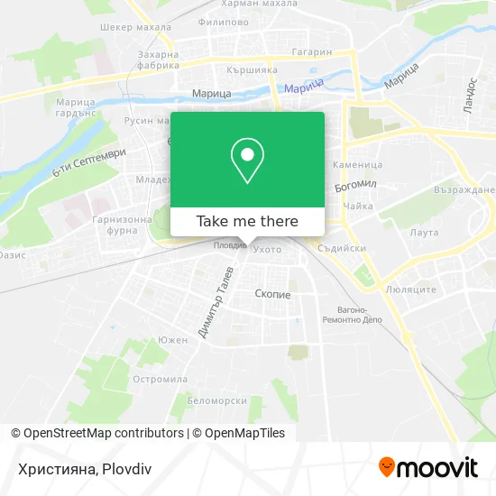 Християна map