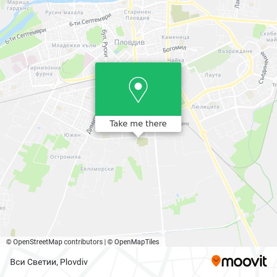 Вси Светии map