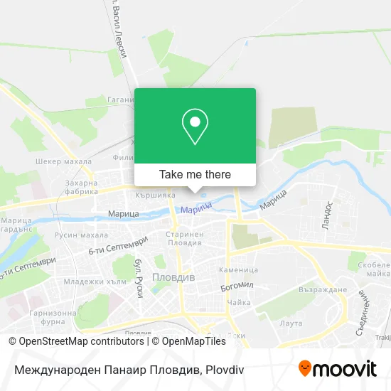 Карта Международен Панаир Пловдив