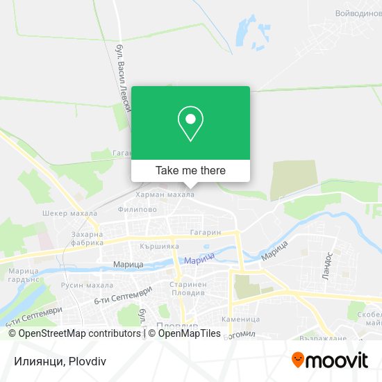 Илиянци map