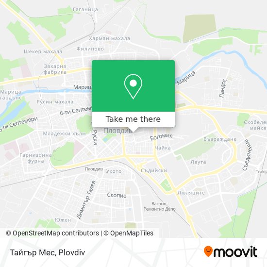 Тайгър Мес map