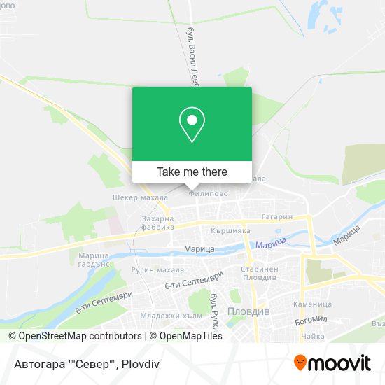 Автогара ""Север"" map