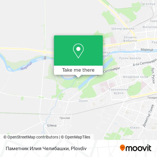 Паметник Илия Челибашки map