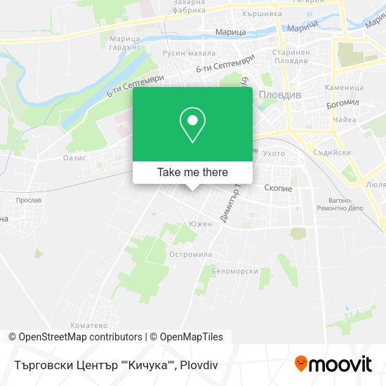Търговски Център ""Кичука"" map