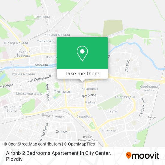 Airbnb 2 Bedrooms Apartement In City Center map