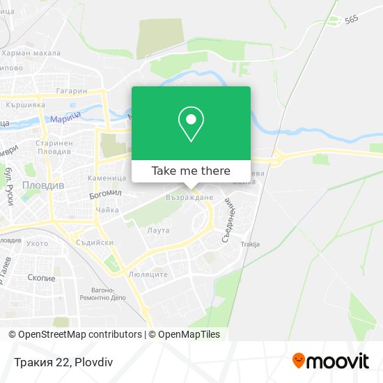 Тракия 22 map