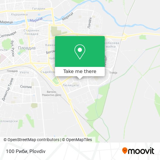100 Риби map