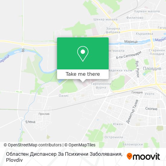 Карта Областен Диспансер За Психични Заболявания