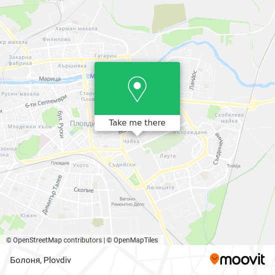 Болоня map