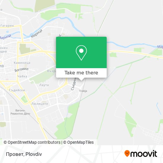 Карта Провет