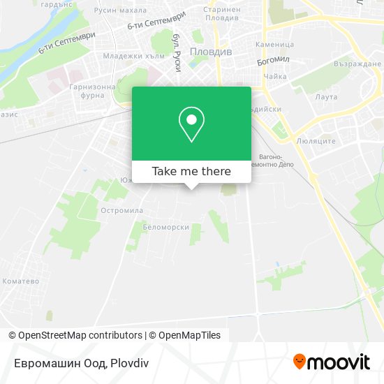 Евромашин Оод map