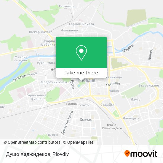 Душо Хаджидеков map