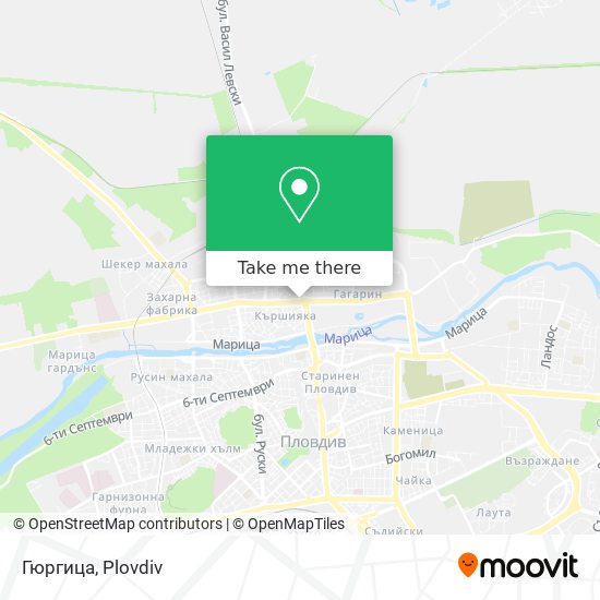Гюргица map