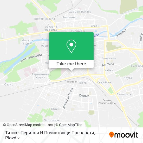 Титиз - Перилни И Почистващи Препарати map