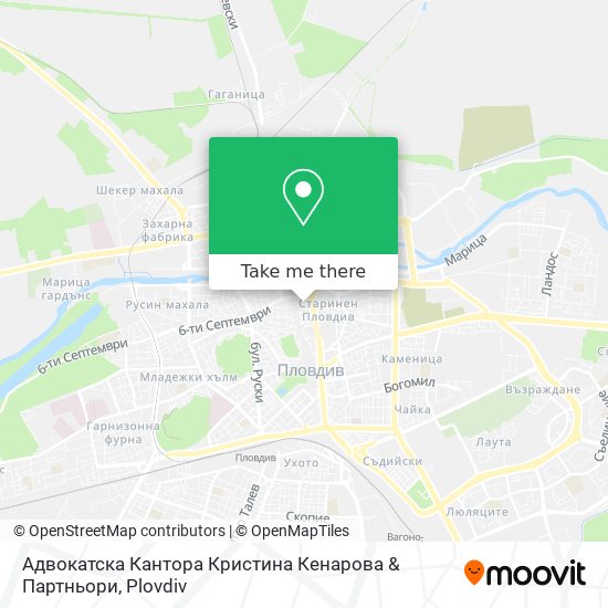Адвокатска Кантора Кристина Кенарова & Партньори map