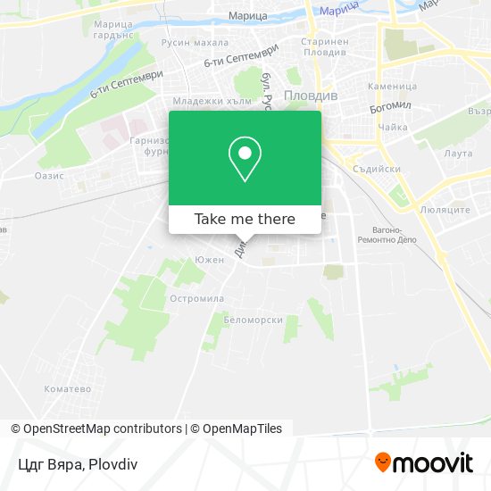 Цдг Вяра map