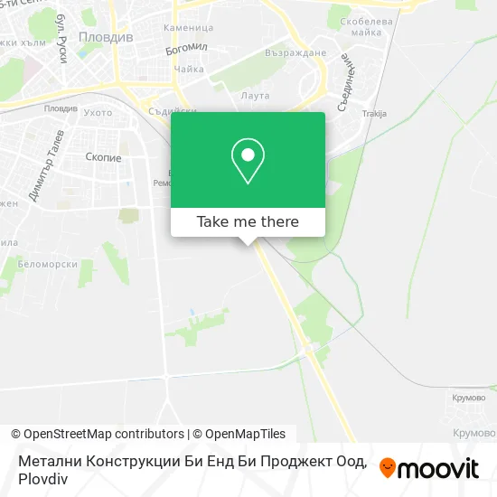 Карта Метални Конструкции Би Енд Би Проджект Оод