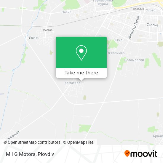 M I G Motors map