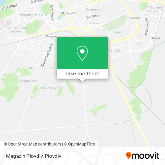 Карта Magazin Plovdiv