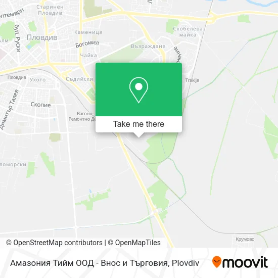 Амазония Тийм ООД - Внос и Търговия map