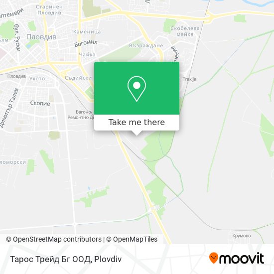 Тарос Трейд Бг ООД map