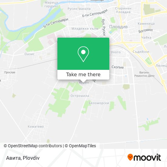 Карта Авита