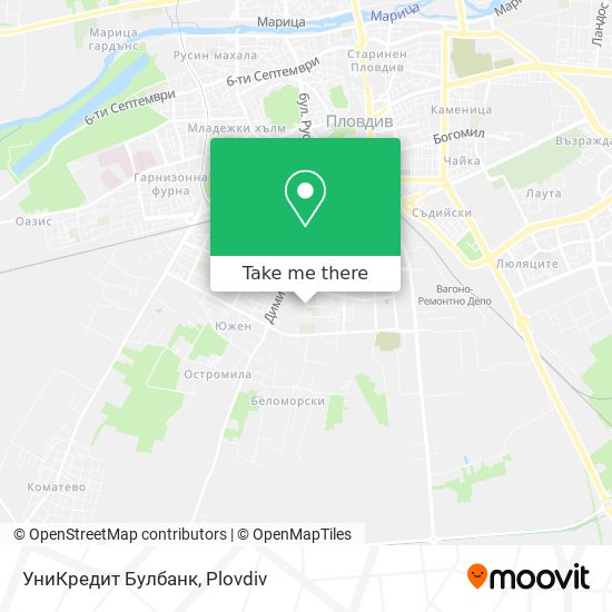УниКредит Булбанк map