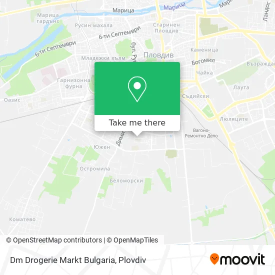 Карта Dm Drogerie Markt Bulgaria