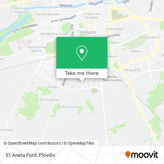 Карта Et Aneta Ford