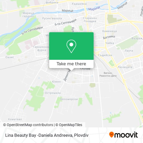 Lina Beauty Bay -Daniela Andreeva map