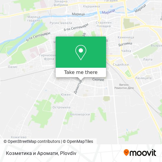 Козметика и Аромати map