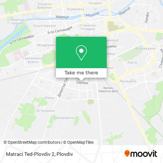 Карта Matraci Ted-Plovdiv 2