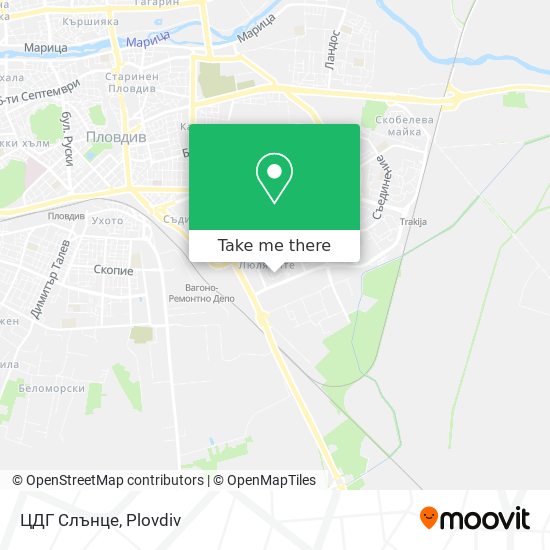 ЦДГ Слънце map