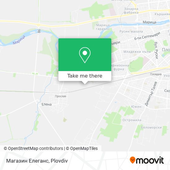 Магазин Елеганс map