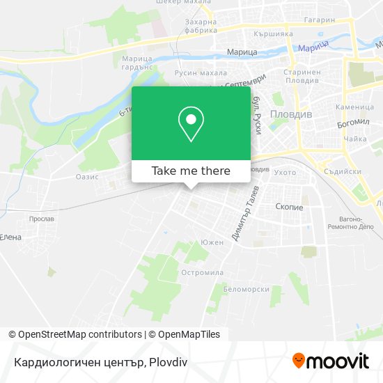 Кардиологичен център map