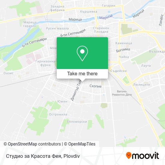 Студио за Красота Фея map