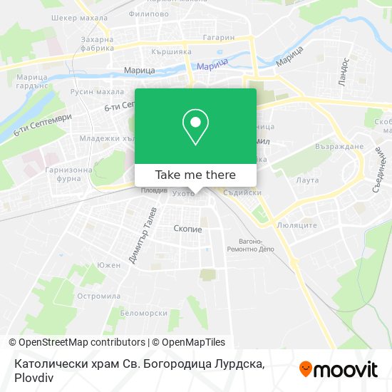 Карта Католически храм Св. Богородица Лурдска